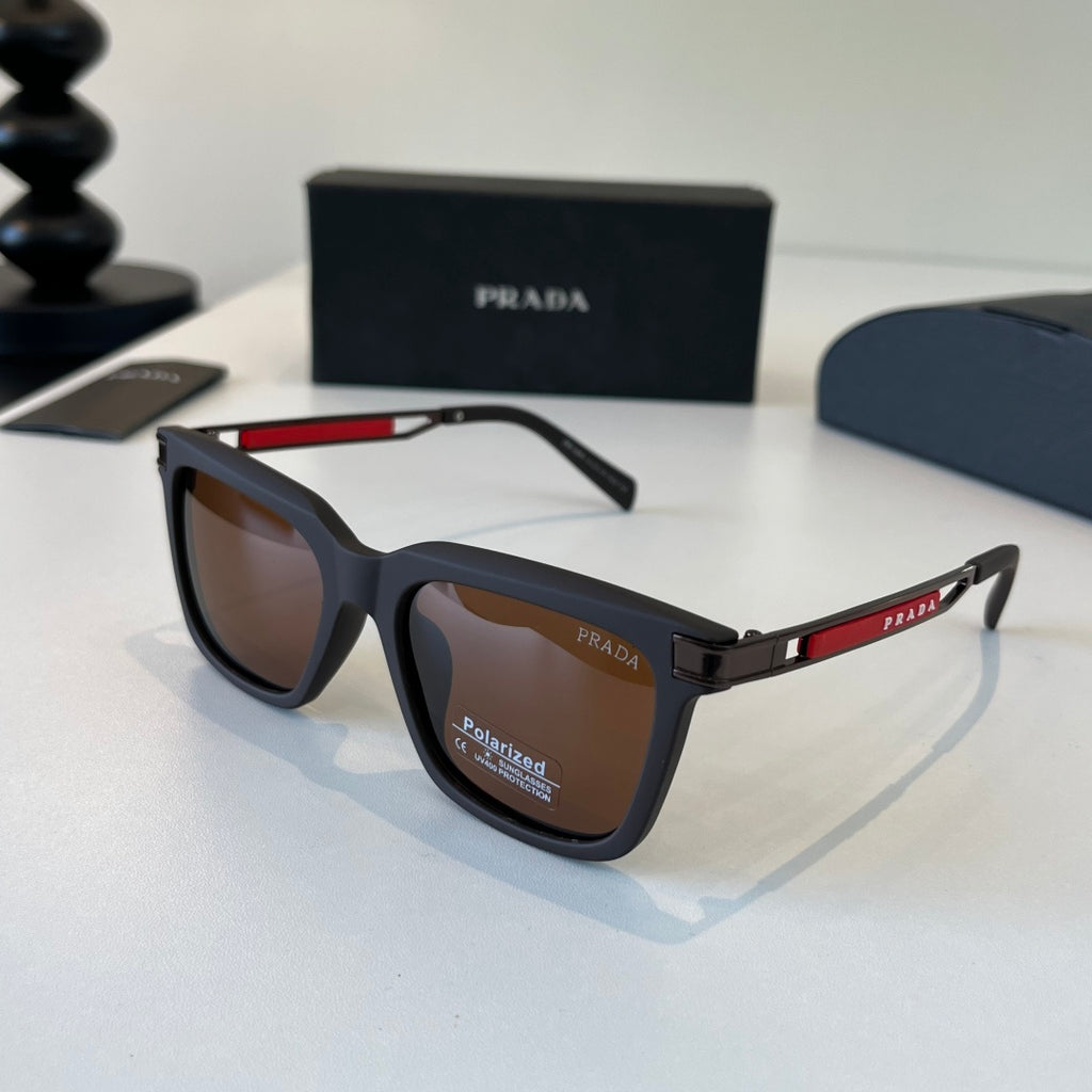 Prada Fashion Black Lens Sunglasses for Men - 382624 - detail image 3