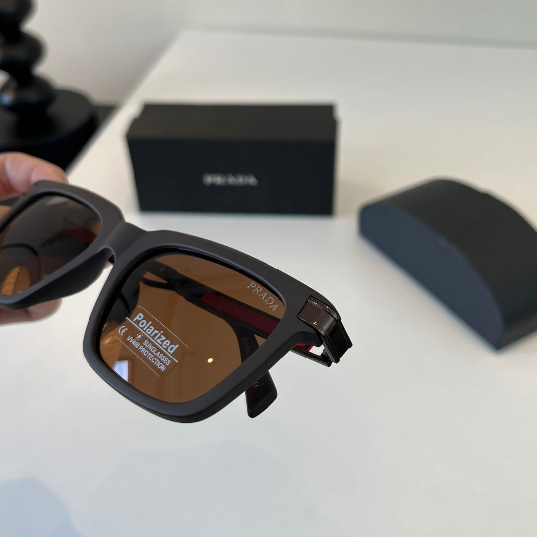 Prada Fashion Black Lens Sunglasses for Men - 382624 - detail image 6