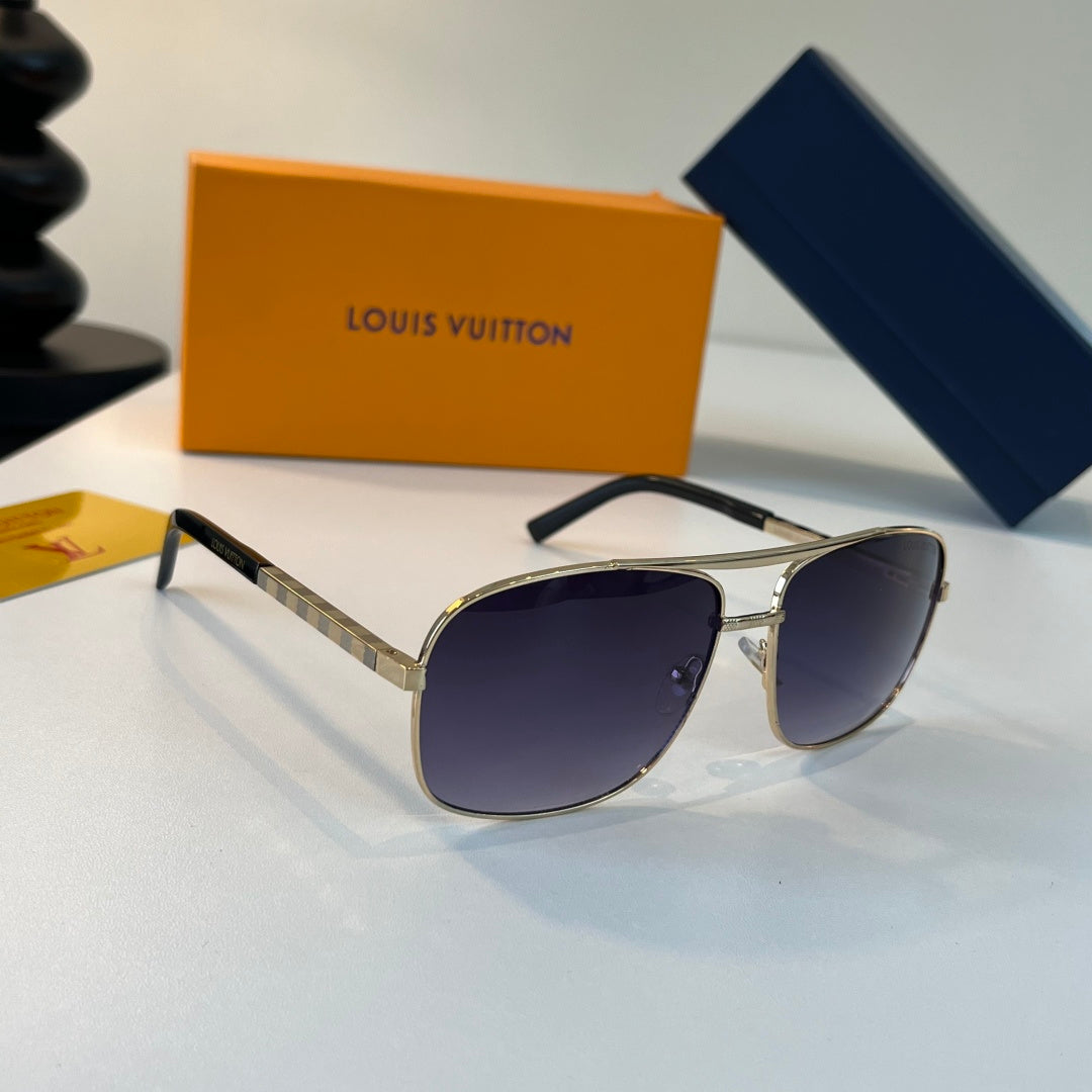 Louis Vuitton Fashion Blue Lens Sunglasses for Men & Women - 398170