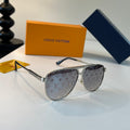 Louis Vuitton Metal Fashion Silver Lens Sunglasses for Men & Women - 398172