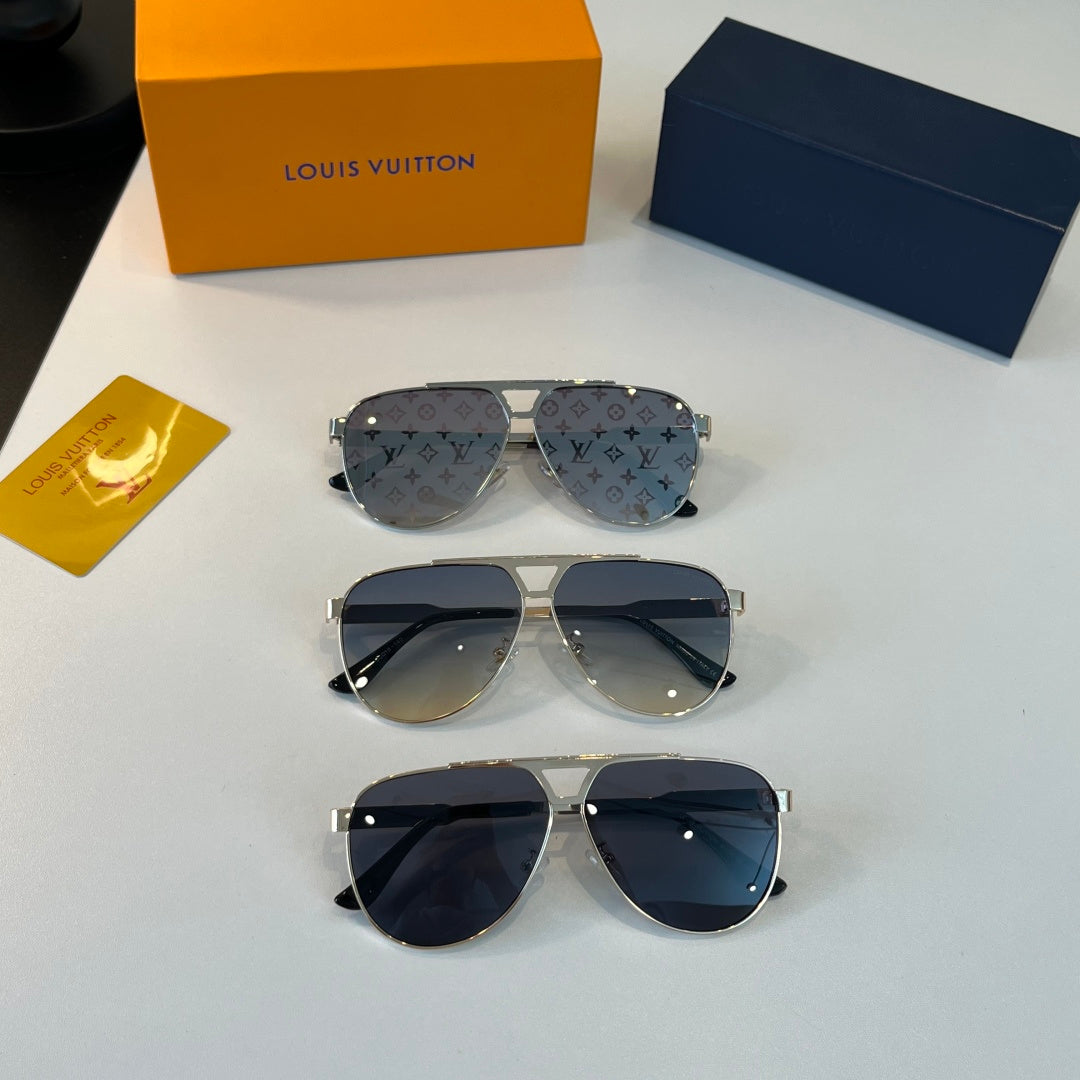 Louis Vuitton Metal Fashion Silver Lens Sunglasses for Men & Women - 398174 - detail image 12