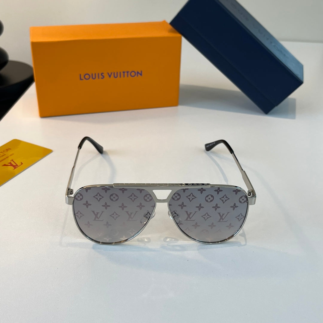 Louis Vuitton Metal Fashion Silver Lens Sunglasses for Men & Women - 398172 - detail image 2
