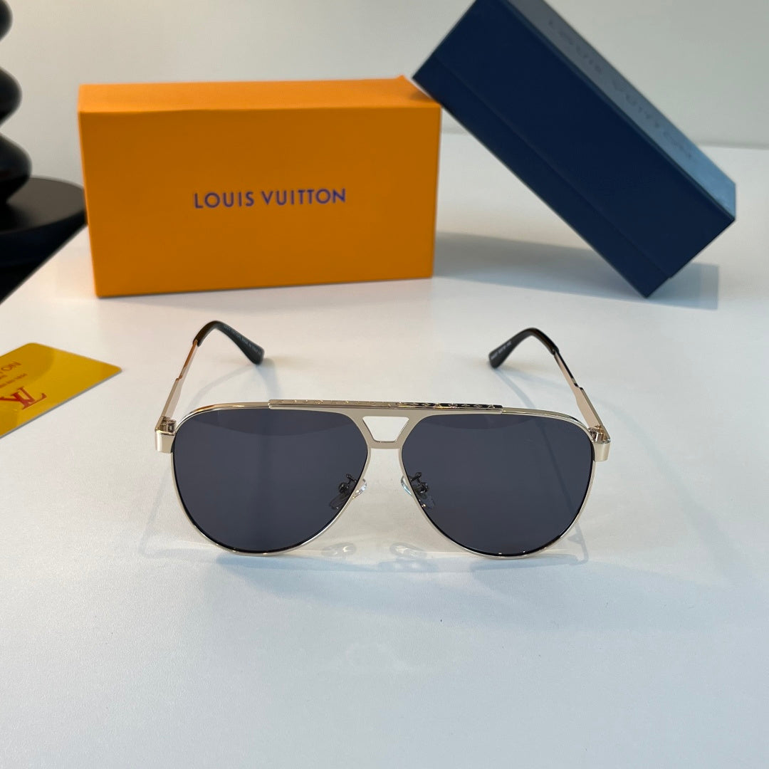 Louis Vuitton Metal Fashion Gray Lens Sunglasses for Men & Women - 398173 - detail image 2