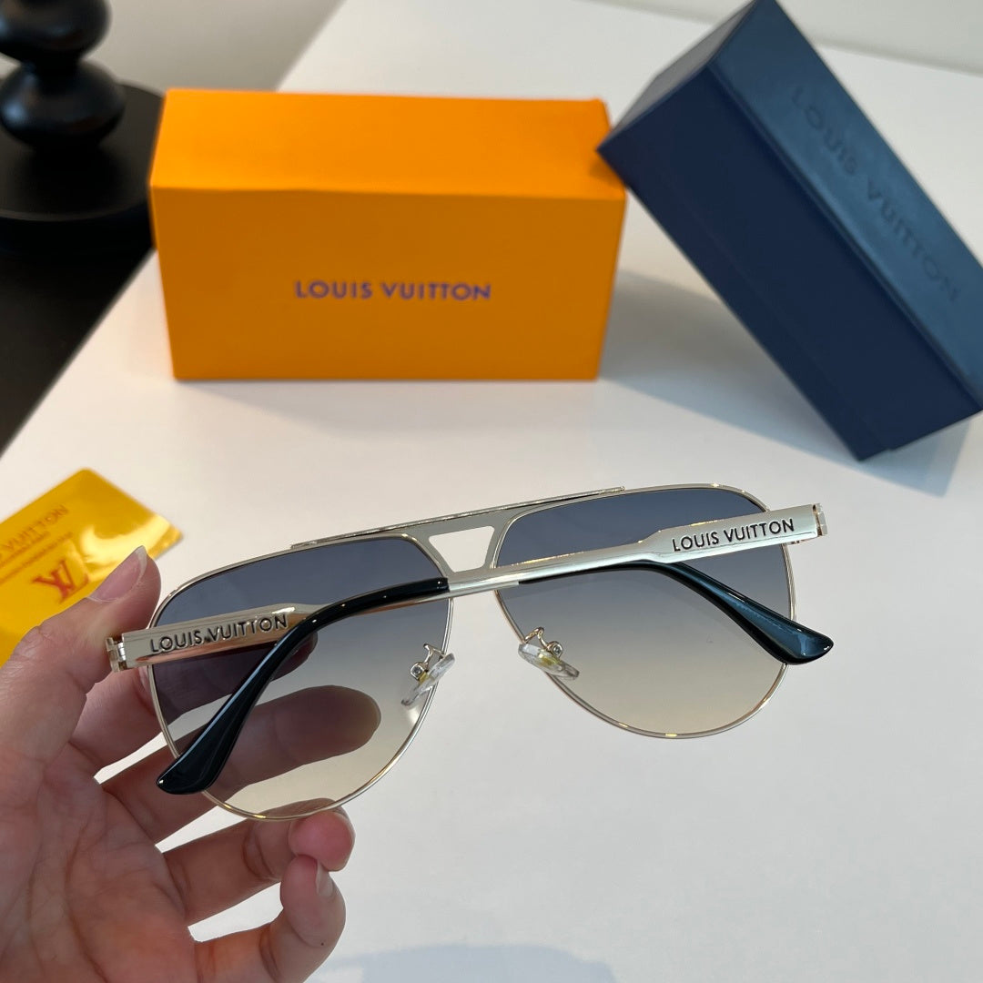 Louis Vuitton Metal Fashion Silver Lens Sunglasses for Men & Women - 398174 - detail image 9