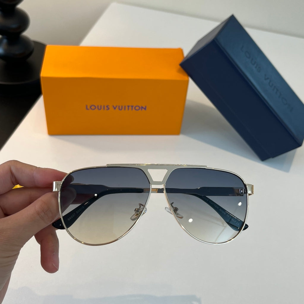 Louis Vuitton Metal Fashion Silver Lens Sunglasses for Men & Women - 398174 - detail image 6