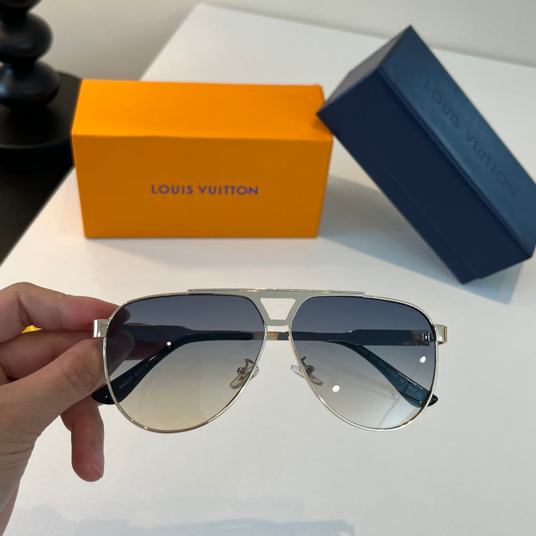 Louis Vuitton Metal Fashion Silver Lens Sunglasses for Men & Women - 398174 - detail image 6