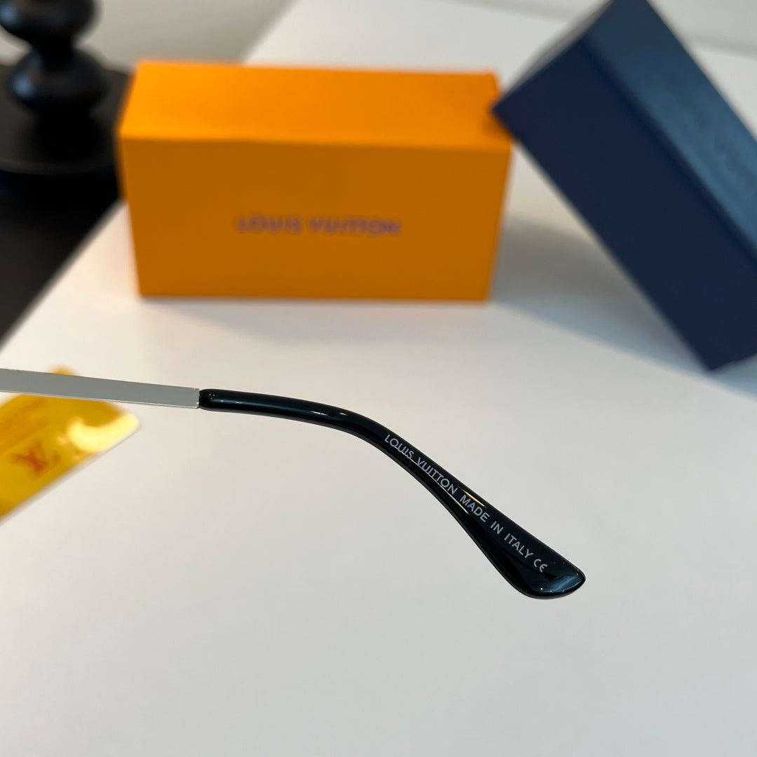 Louis Vuitton Metal Fashion Silver Lens Sunglasses for Men & Women - 398174 - detail image 11