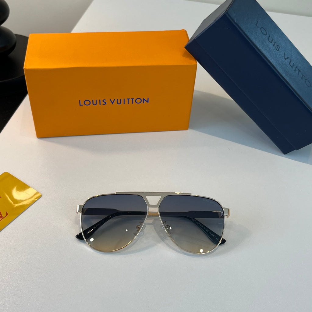 Louis Vuitton Metal Fashion Silver Lens Sunglasses for Men & Women - 398174 - detail image 5