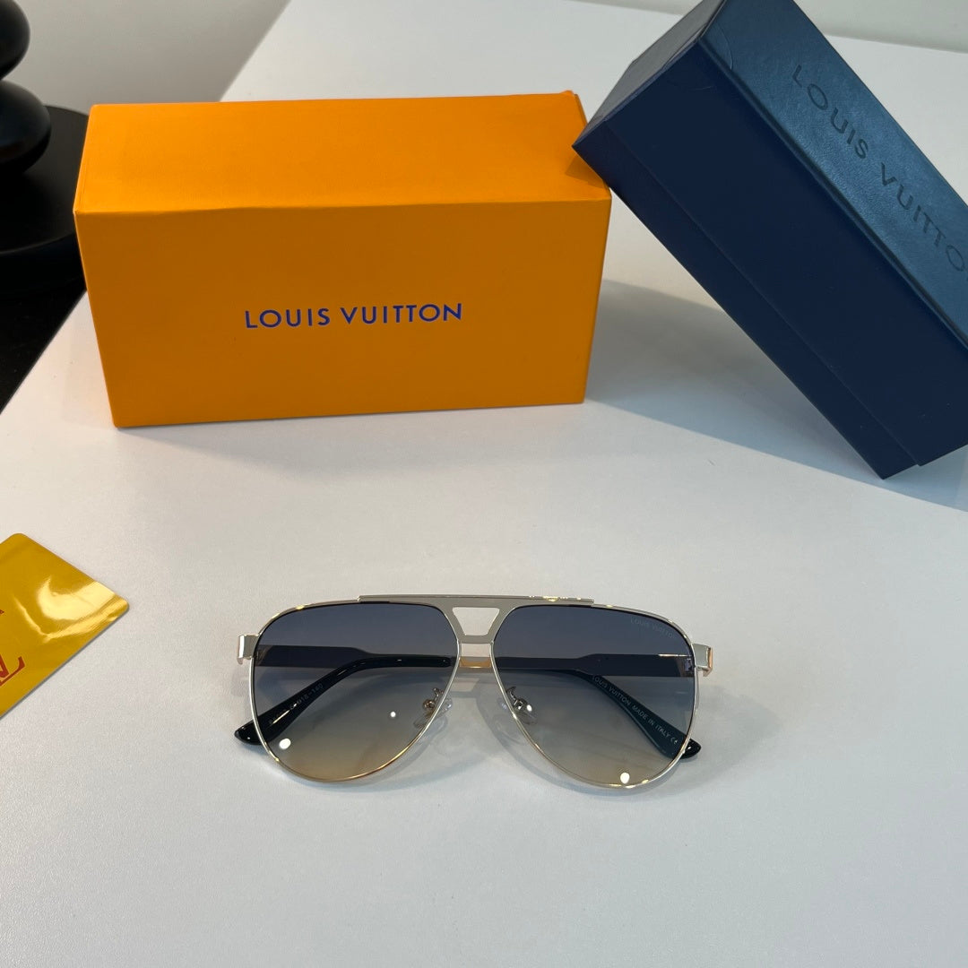 Louis Vuitton Metal Fashion Silver Lens Sunglasses for Men & Women - 398174 - detail image 5
