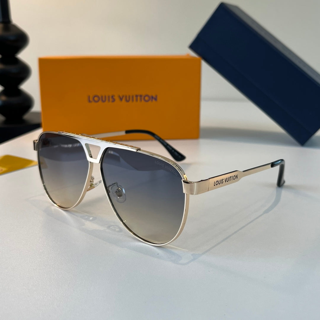 Louis Vuitton Metal Fashion Silver Lens Sunglasses for Men & Women - 398174 - detail image 3
