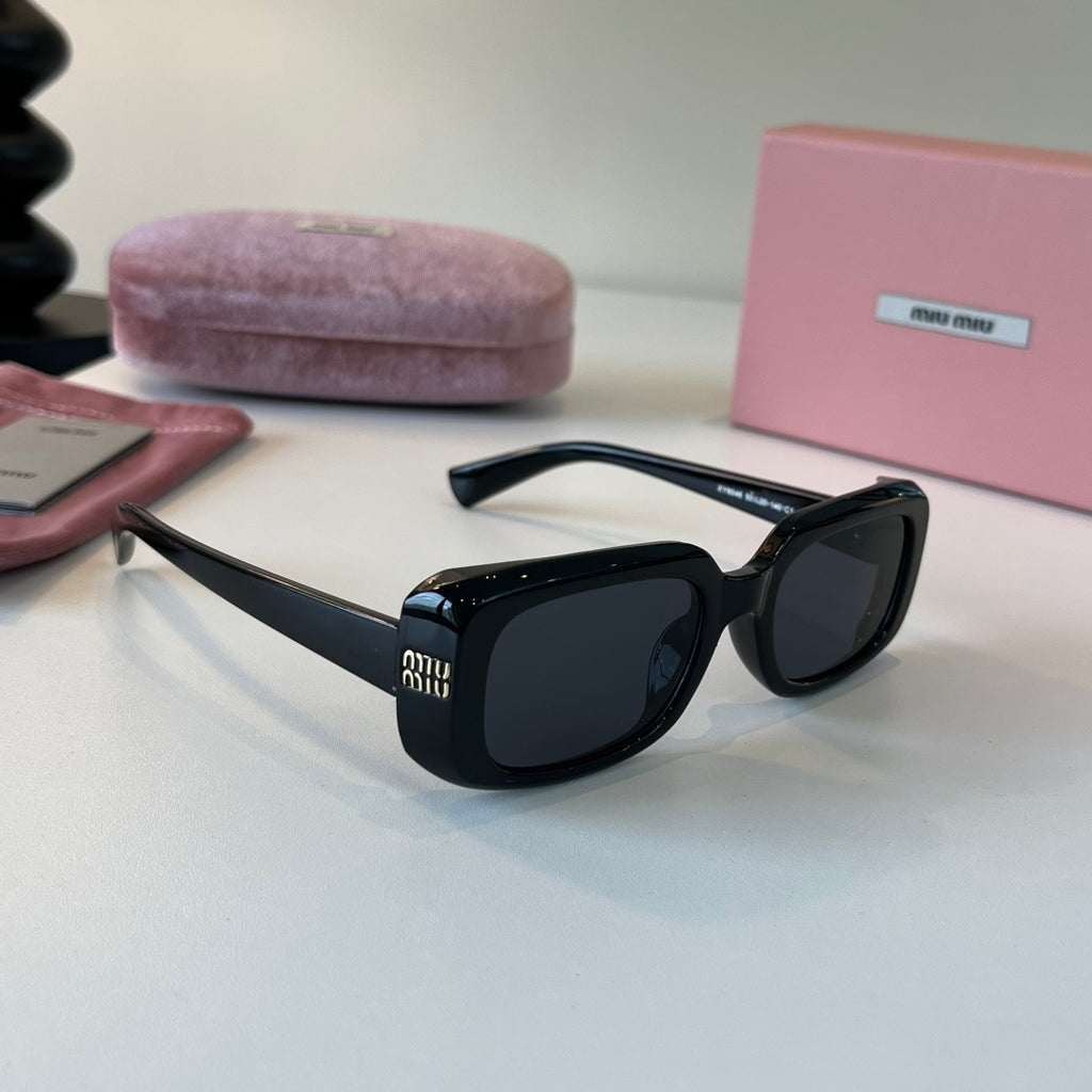 Miu Miu Fashion Black Lens Sunglasses for Men & Women - 466092