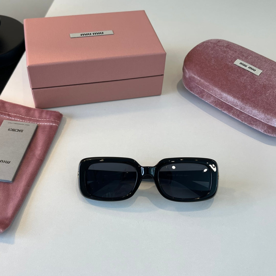 Miu Miu Fashion Black Lens Sunglasses for Men & Women - 399176 - detail image 4