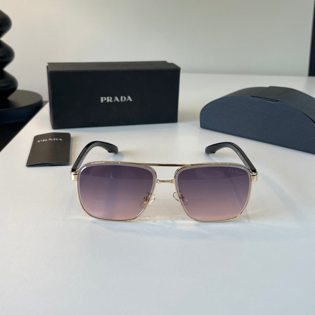 Prada Polarized Fashion Silver Lens Sunglasses for Men - 358366 - detail image 2