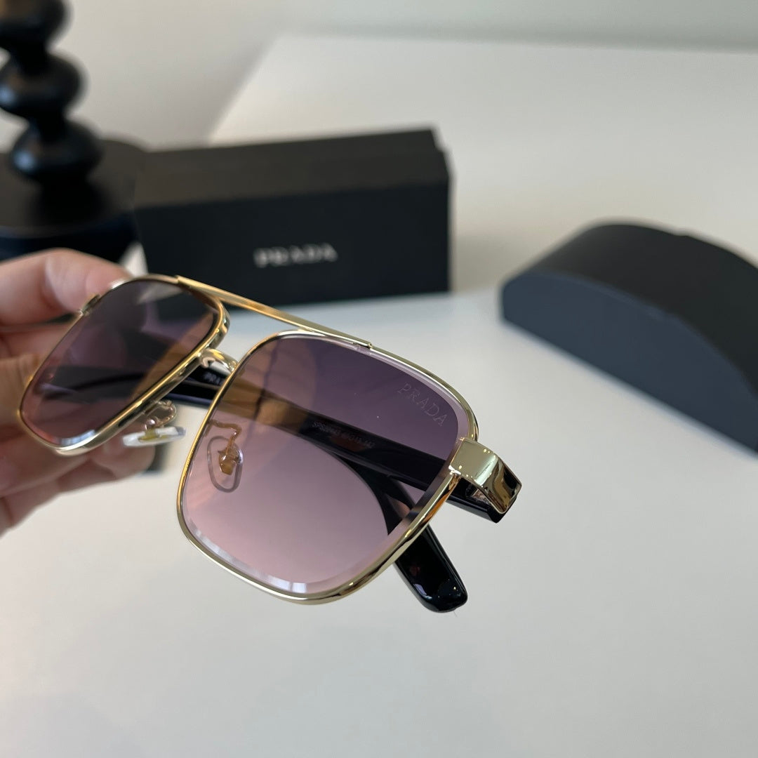 Prada Polarized Fashion Silver Lens Sunglasses for Men - 358366 - detail image 6
