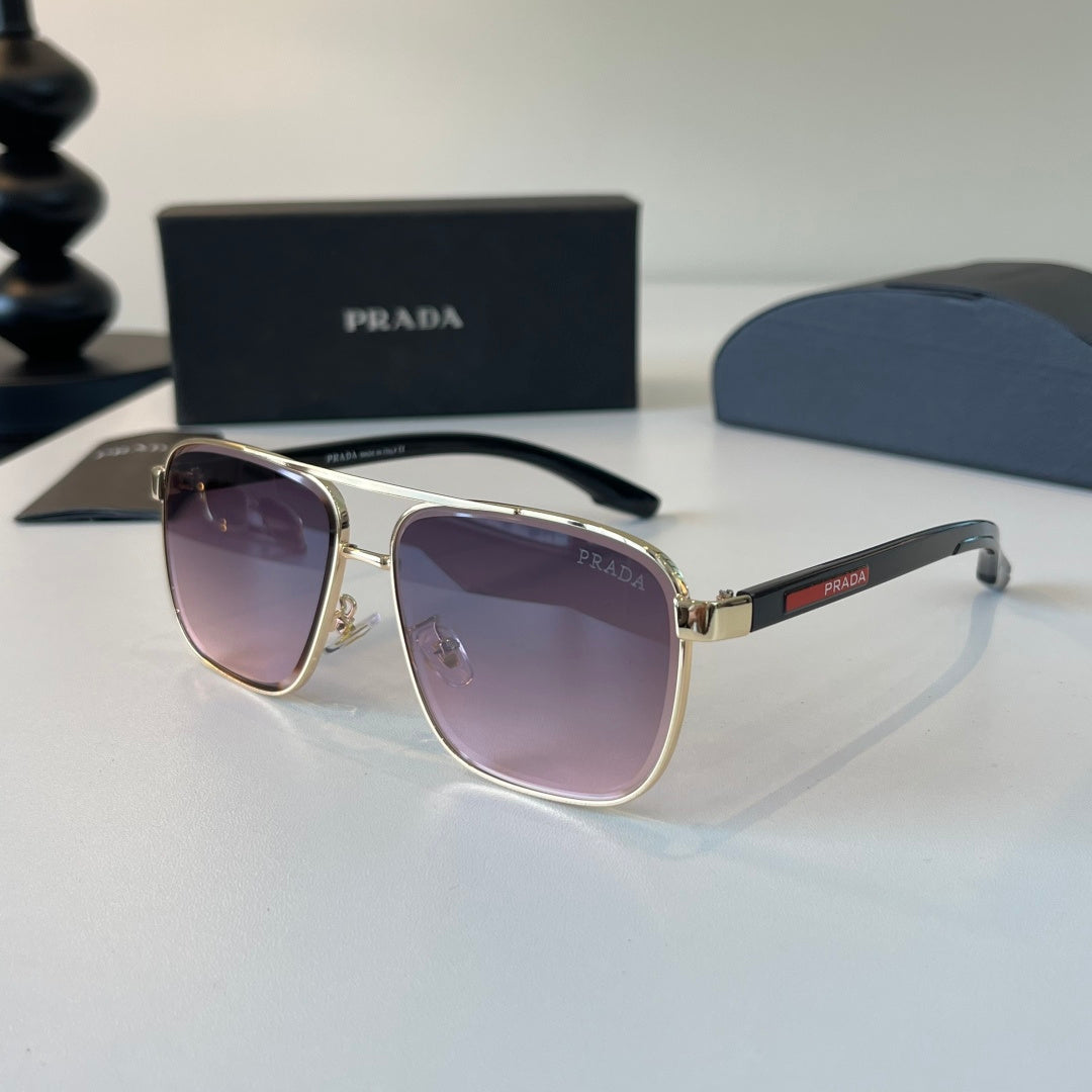 Prada Polarized Fashion Silver Lens Sunglasses for Men - 358366 - detail image 3