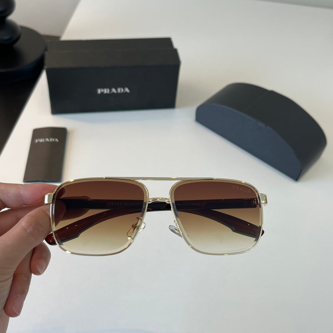 Prada Polarized Fashion Brown Lens Sunglasses for Men - 358367 - detail image 5