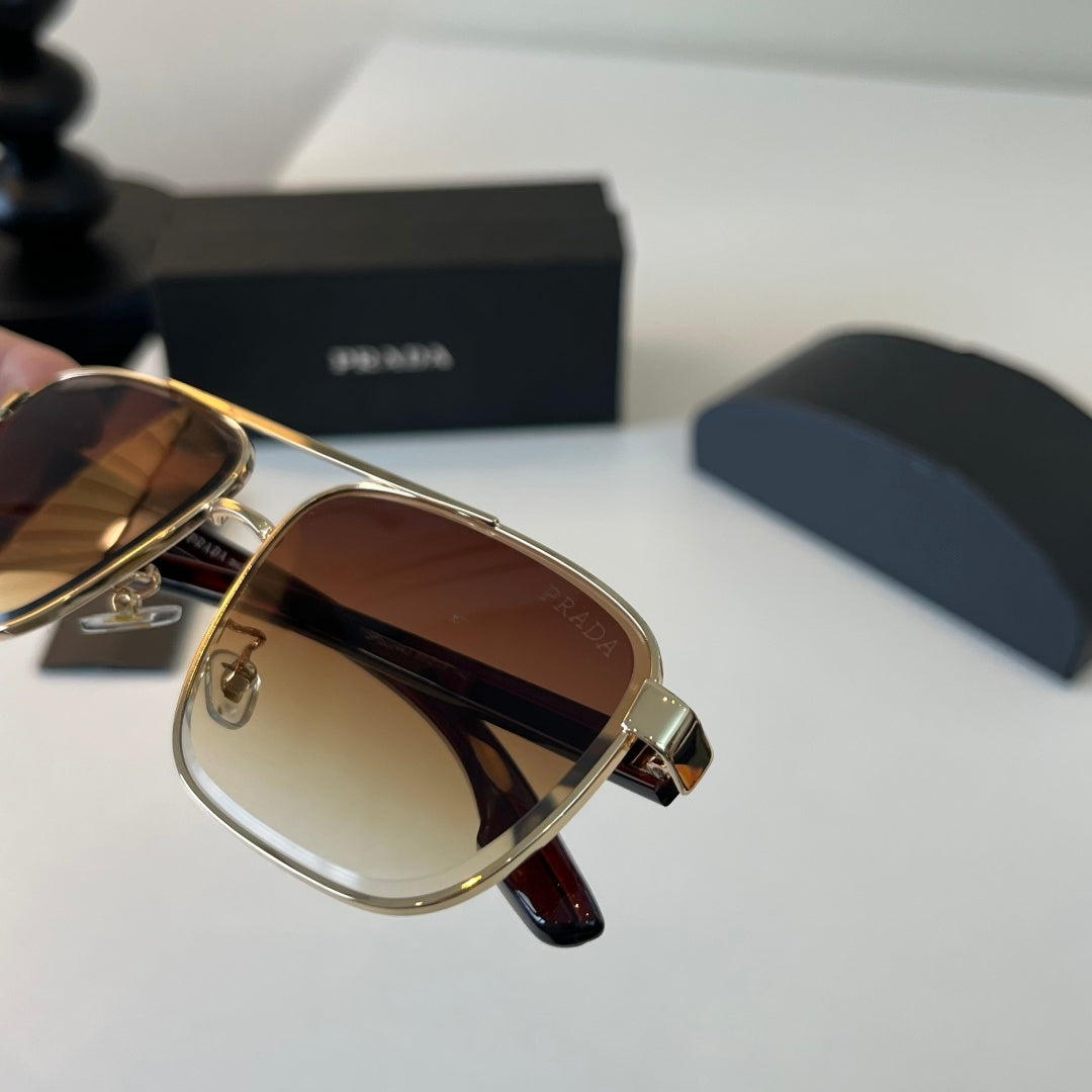 Prada Polarized Fashion Brown Lens Sunglasses for Men - 358367 - detail image 6