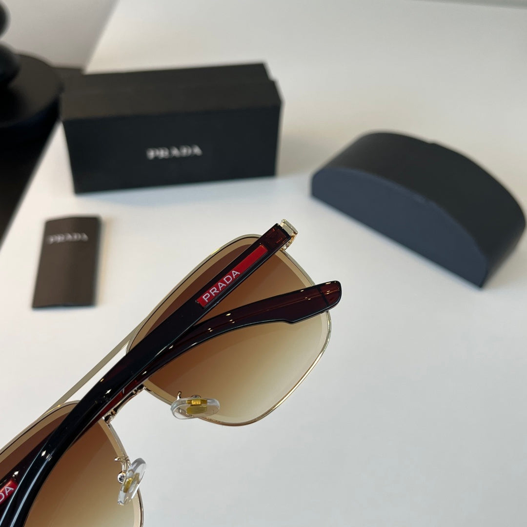 Prada Polarized Fashion Brown Lens Sunglasses for Men - 358367 - detail image 7