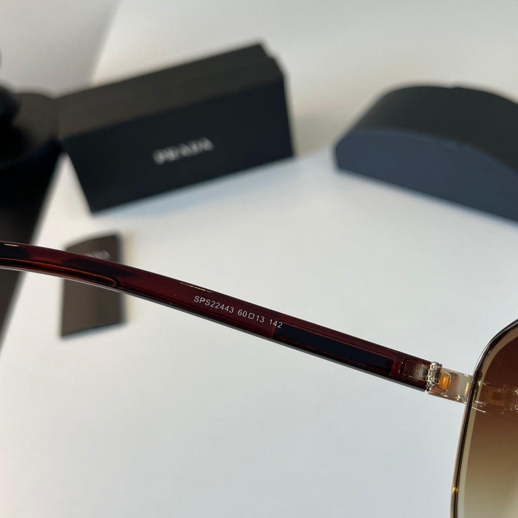 Prada Polarized Fashion Brown Lens Sunglasses for Men - 358367 - detail image 9