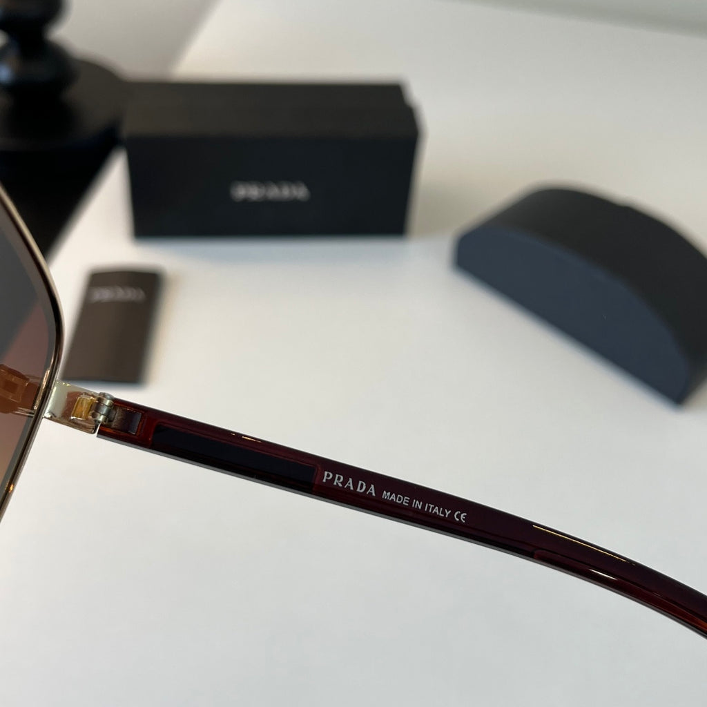 Prada Polarized Fashion Brown Lens Sunglasses for Men - 358367 - detail image 10