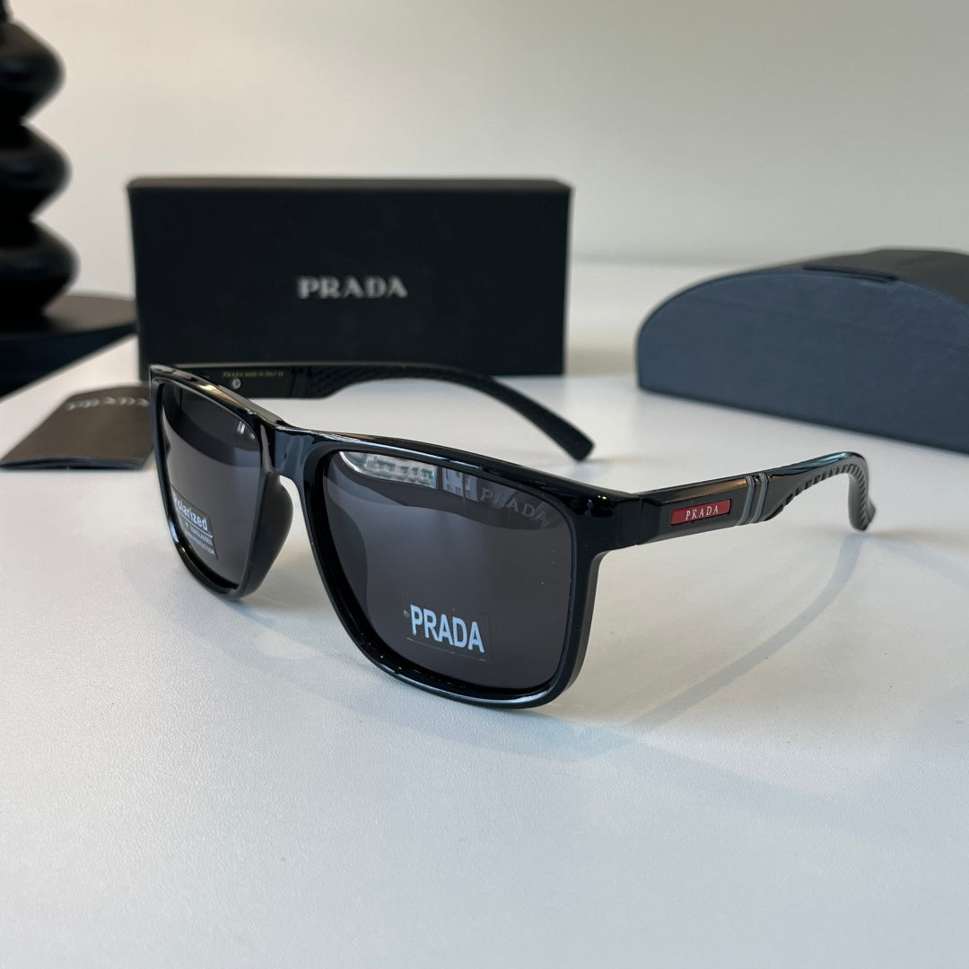 Prada Fashion Black Lens Sunglasses for Men - 358368 - detail image 3