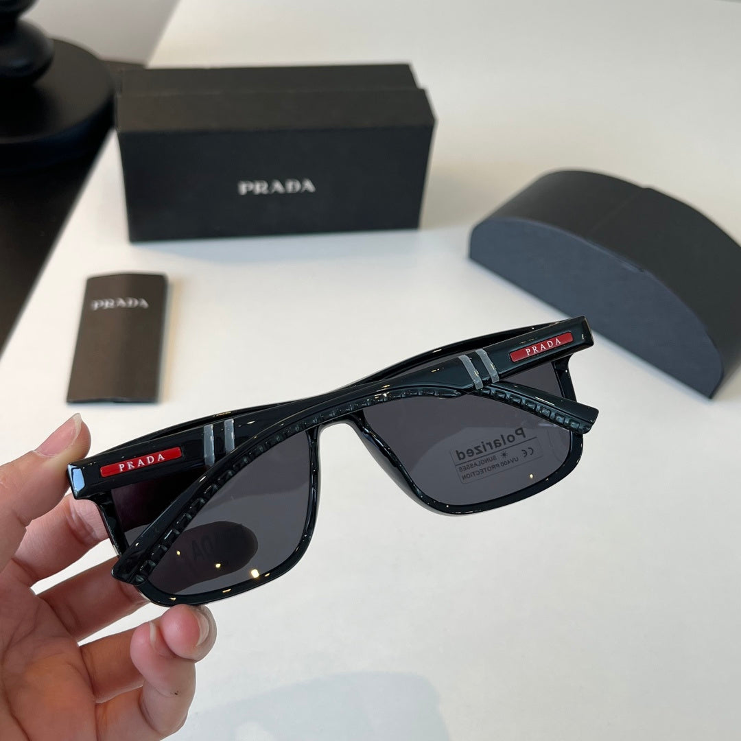 Prada Fashion Black Lens Sunglasses for Men - 358368 - detail image 8