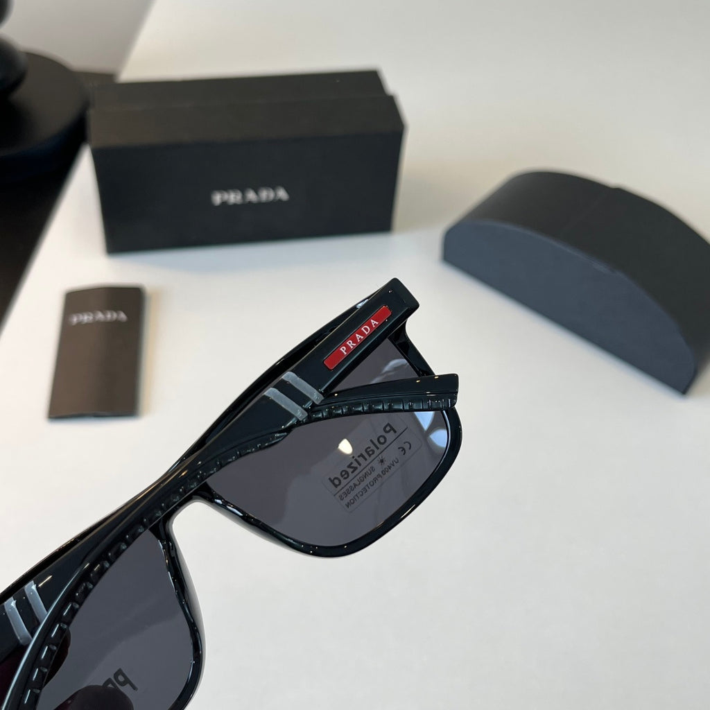 Prada Fashion Black Lens Sunglasses for Men - 358368 - detail image 7
