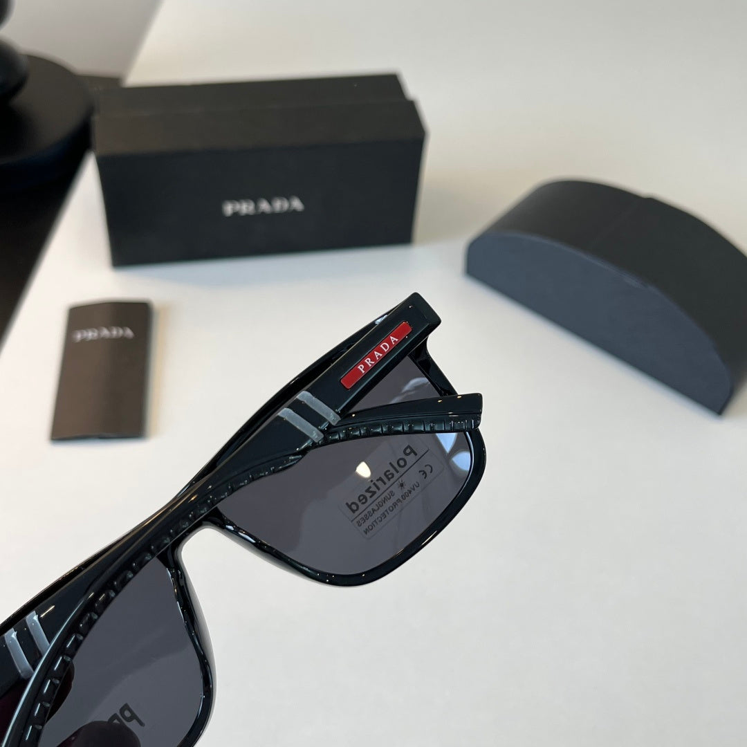 Prada Fashion Black Lens Sunglasses for Men - 358368 - detail image 7
