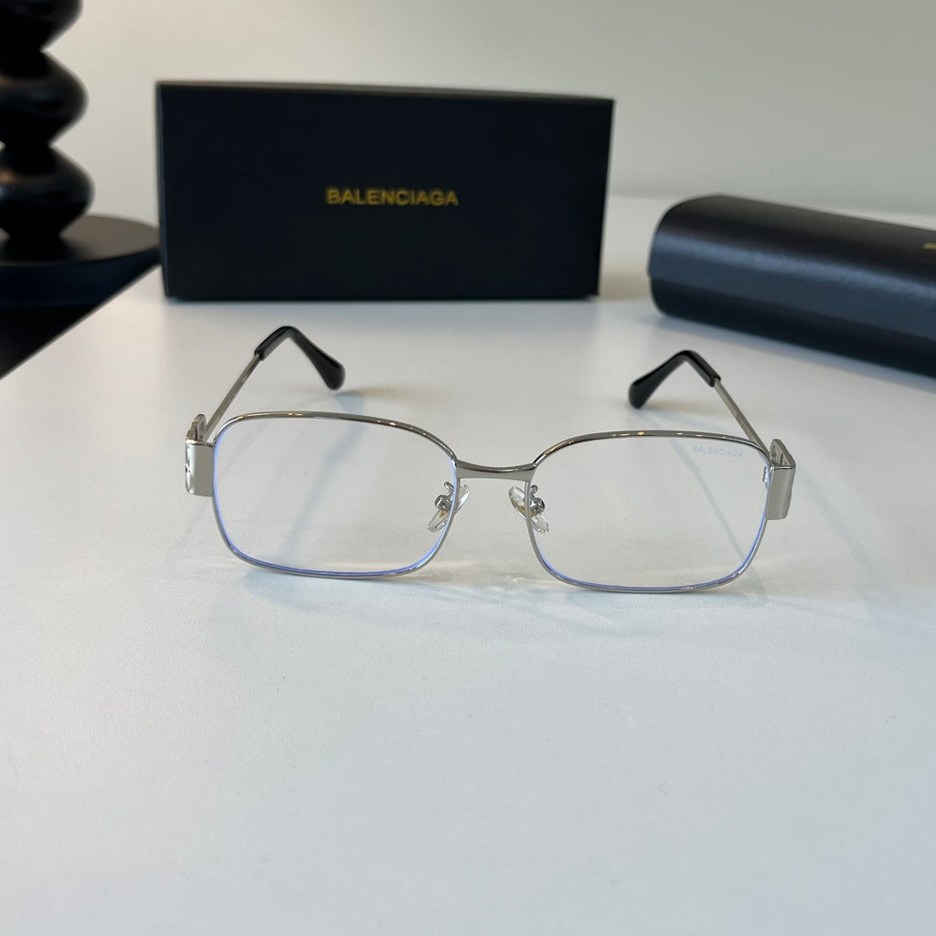 Balenciaga Rectangular Silver Lens Sunglasses for Men & Women - 399138 - detail image 2