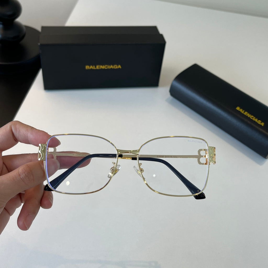 Balenciaga Rectangular Silver Lens Sunglasses for Men & Women - 466029 - detail image 5