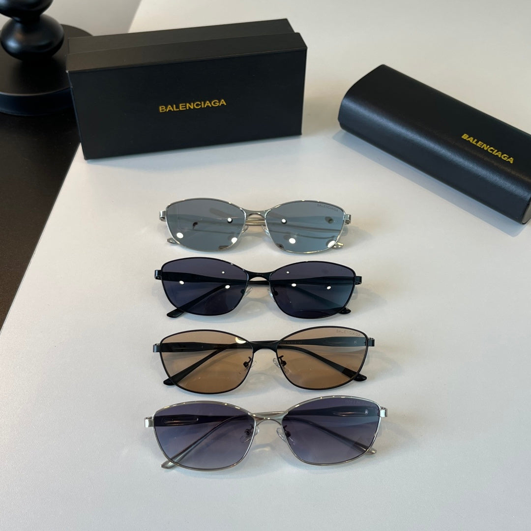Balenciaga Rectangular Silver Lens Sunglasses for Men & Women - 358636 - detail image 10