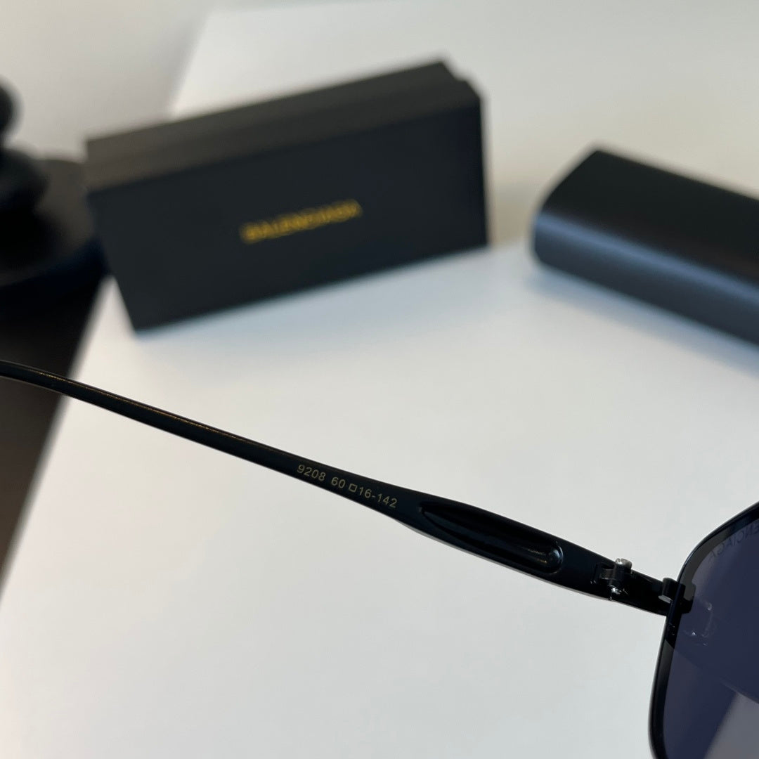 Balenciaga Rectangular Blue Lens Sunglasses for Men & Women - detail image 9