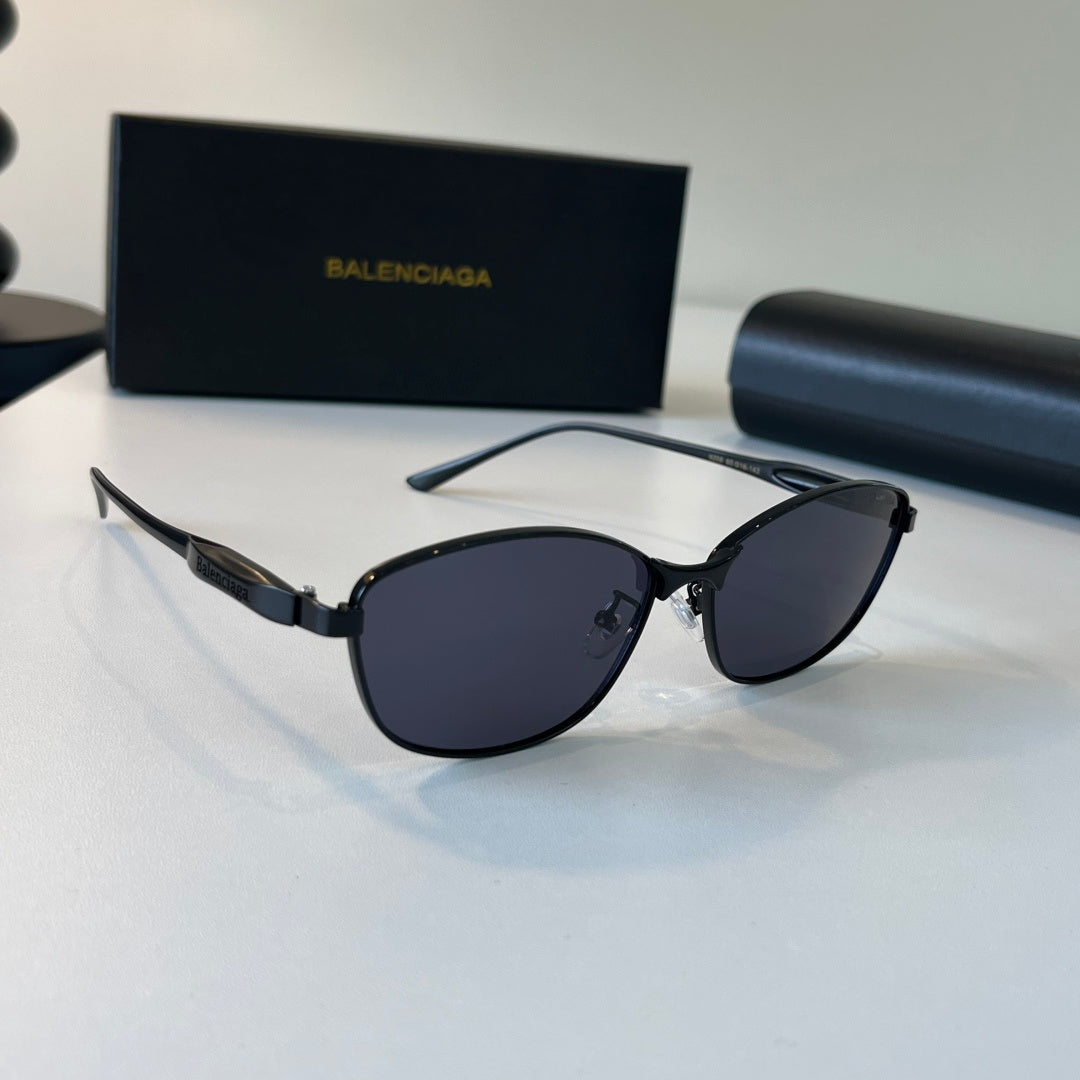 Balenciaga Rectangular Blue Lens Sunglasses for Men & Women
