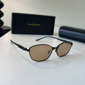 Balenciaga Rectangular Brown Lens Sunglasses for Men & Women - 358638