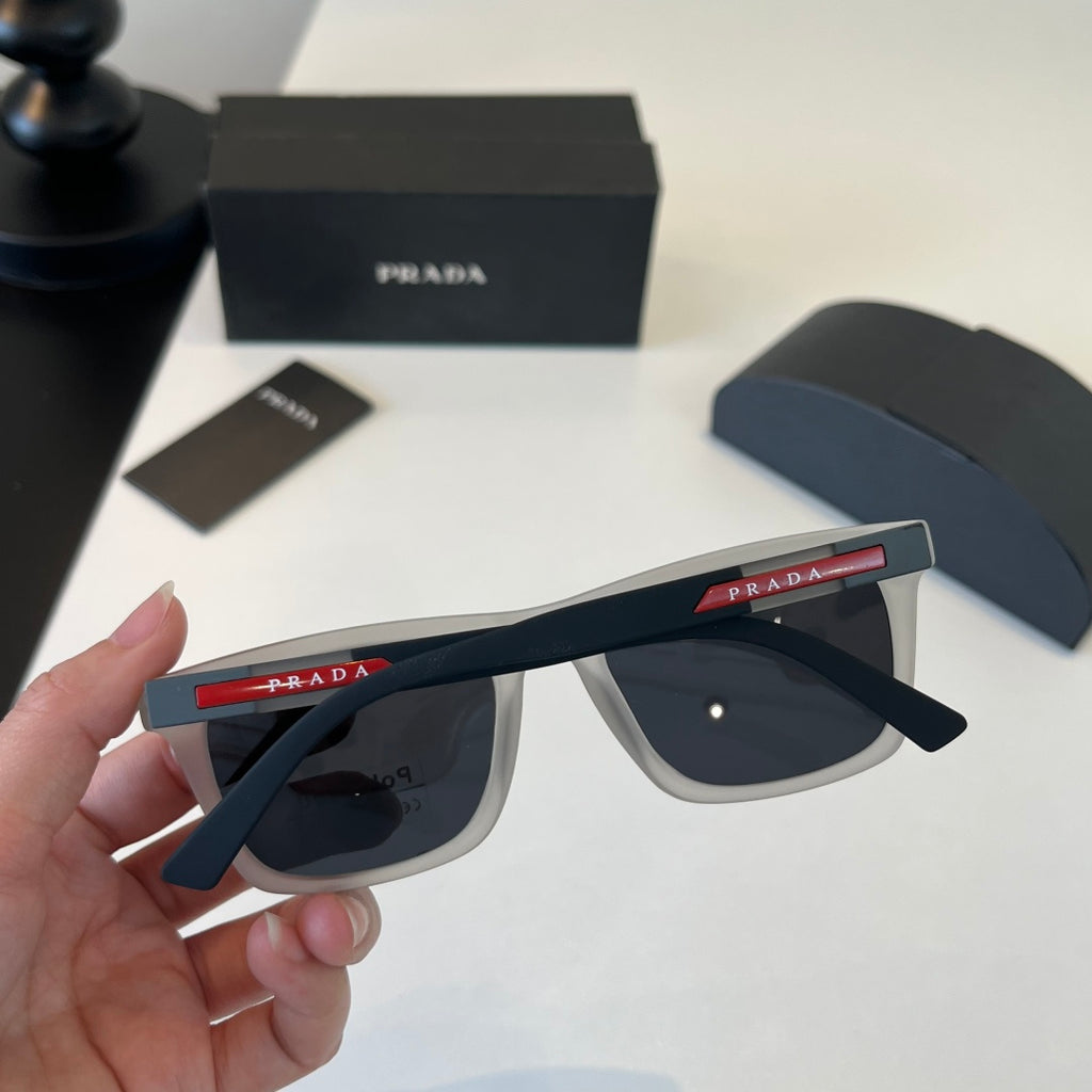 Prada Fashion Gray Lens Sunglasses for Men - 372154 - detail image 9