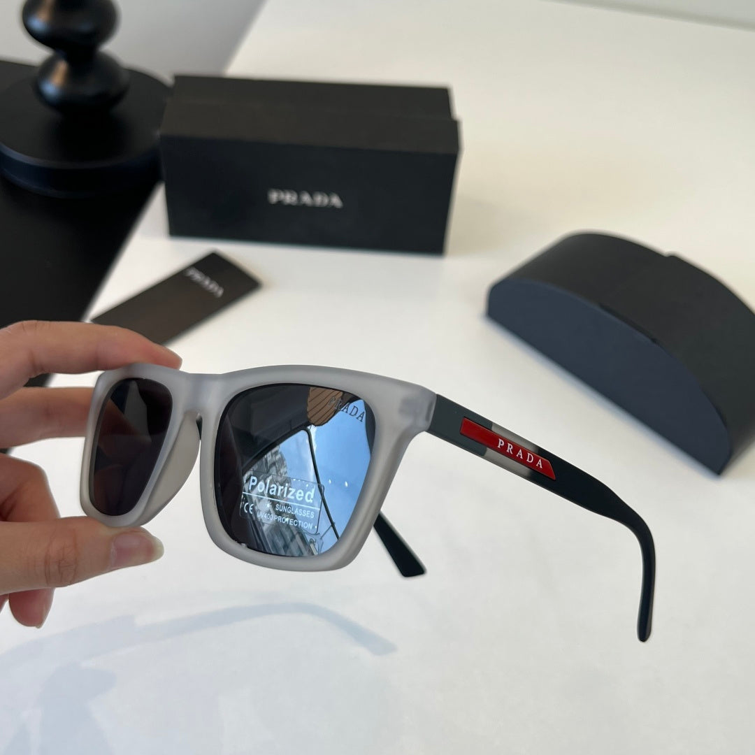 Prada Fashion Gray Lens Sunglasses for Men - 372154 - detail image 4