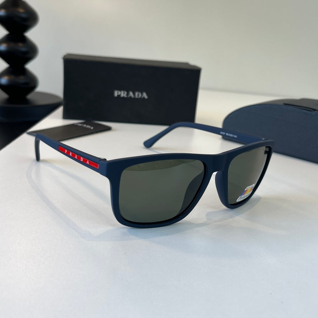 Prada Fashion Black Lens Sunglasses for Men - 372155