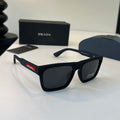 Prada Fashion Black Lens Sunglasses for Men - 372156