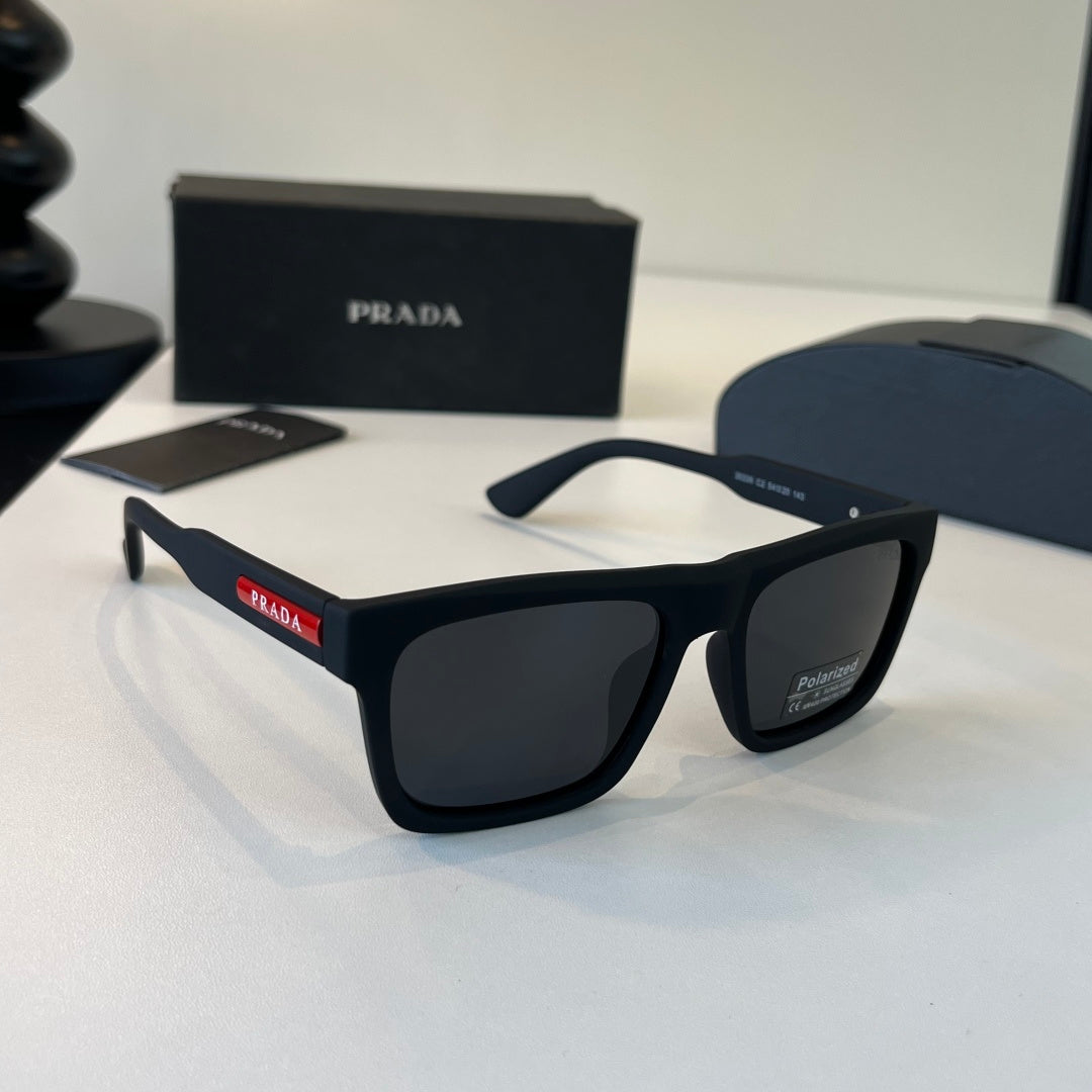 Prada Fashion Black Lens Sunglasses for Men - 372156