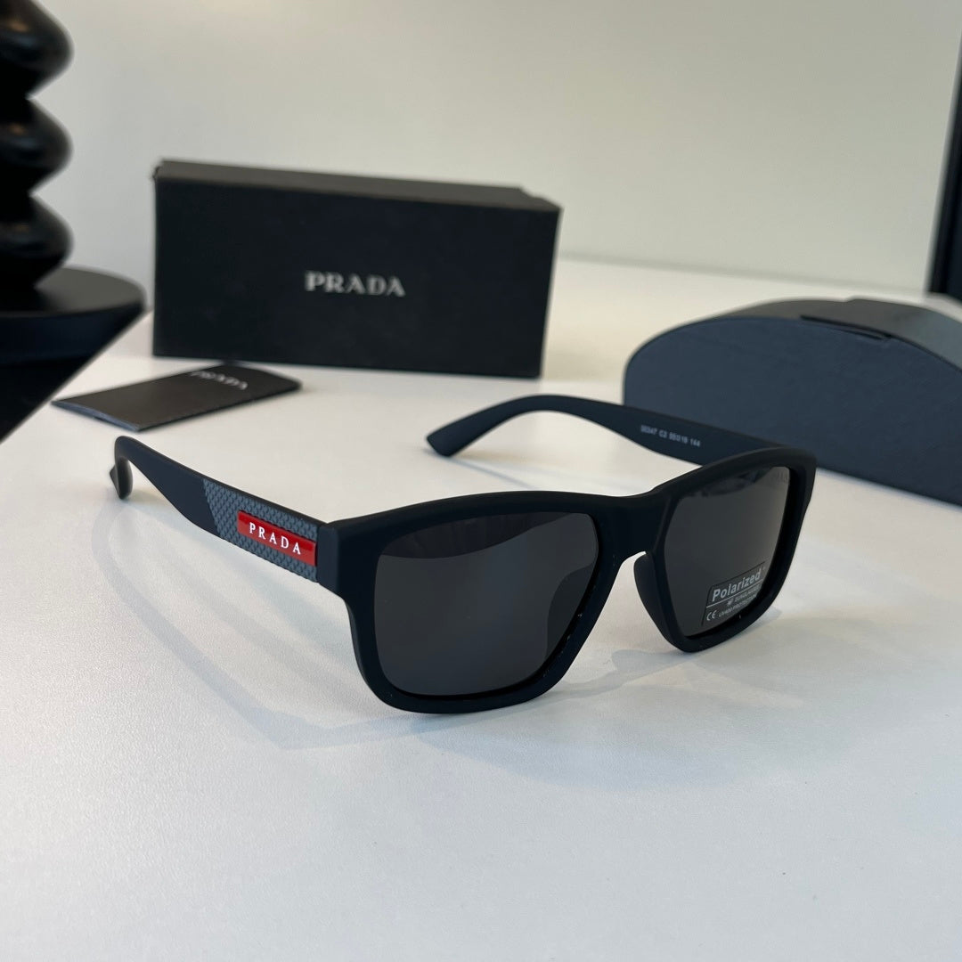 Prada Fashion Black Lens Sunglasses for Men - 372157