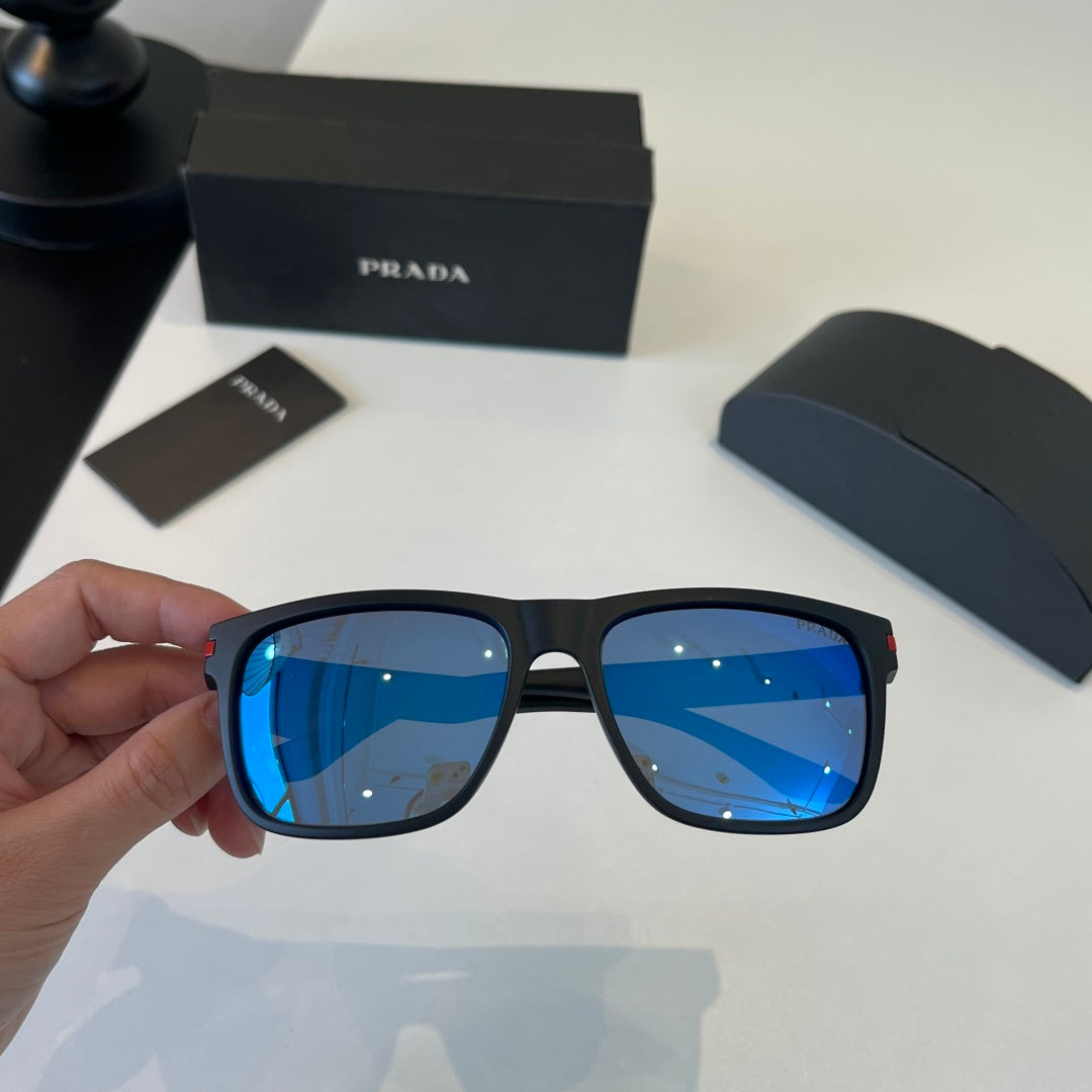 Prada Fashion Blue Lens Sunglasses for Men - 372158 - detail image 4