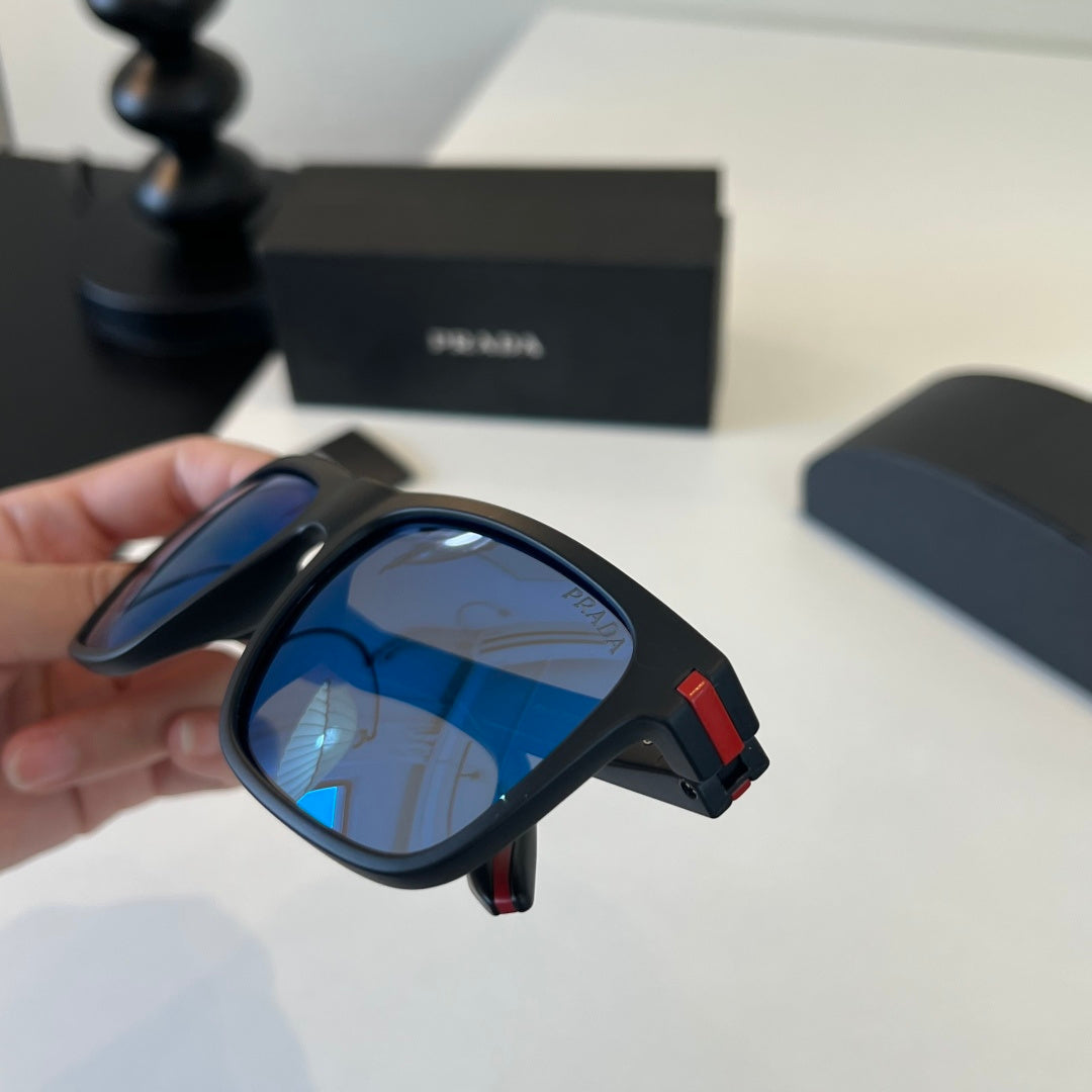 Prada Fashion Blue Lens Sunglasses for Men - 372158 - detail image 6