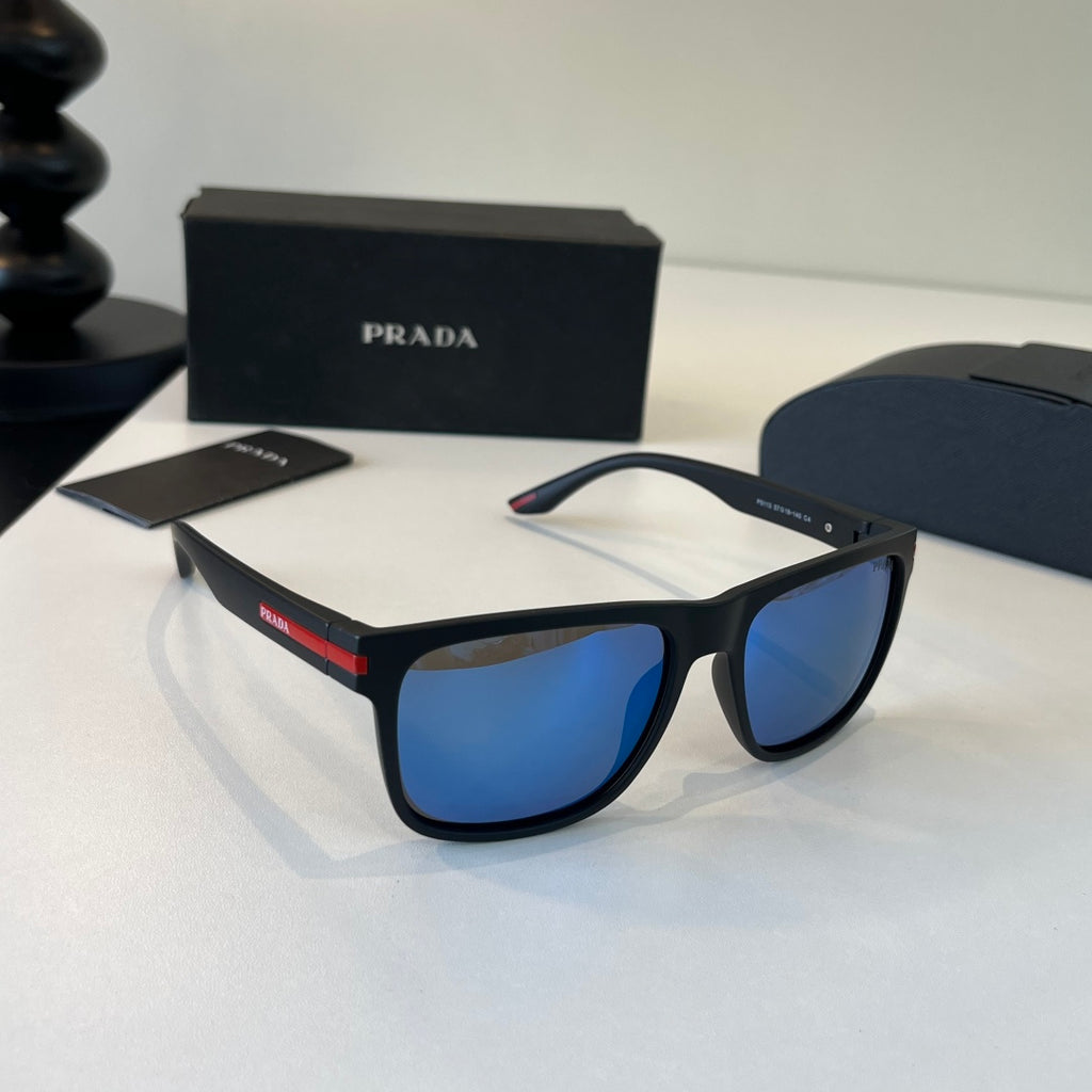 Prada Fashion Blue Lens Sunglasses for Men - 372158
