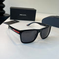 Prada Fashion Black Lens Sunglasses for Men - 372159