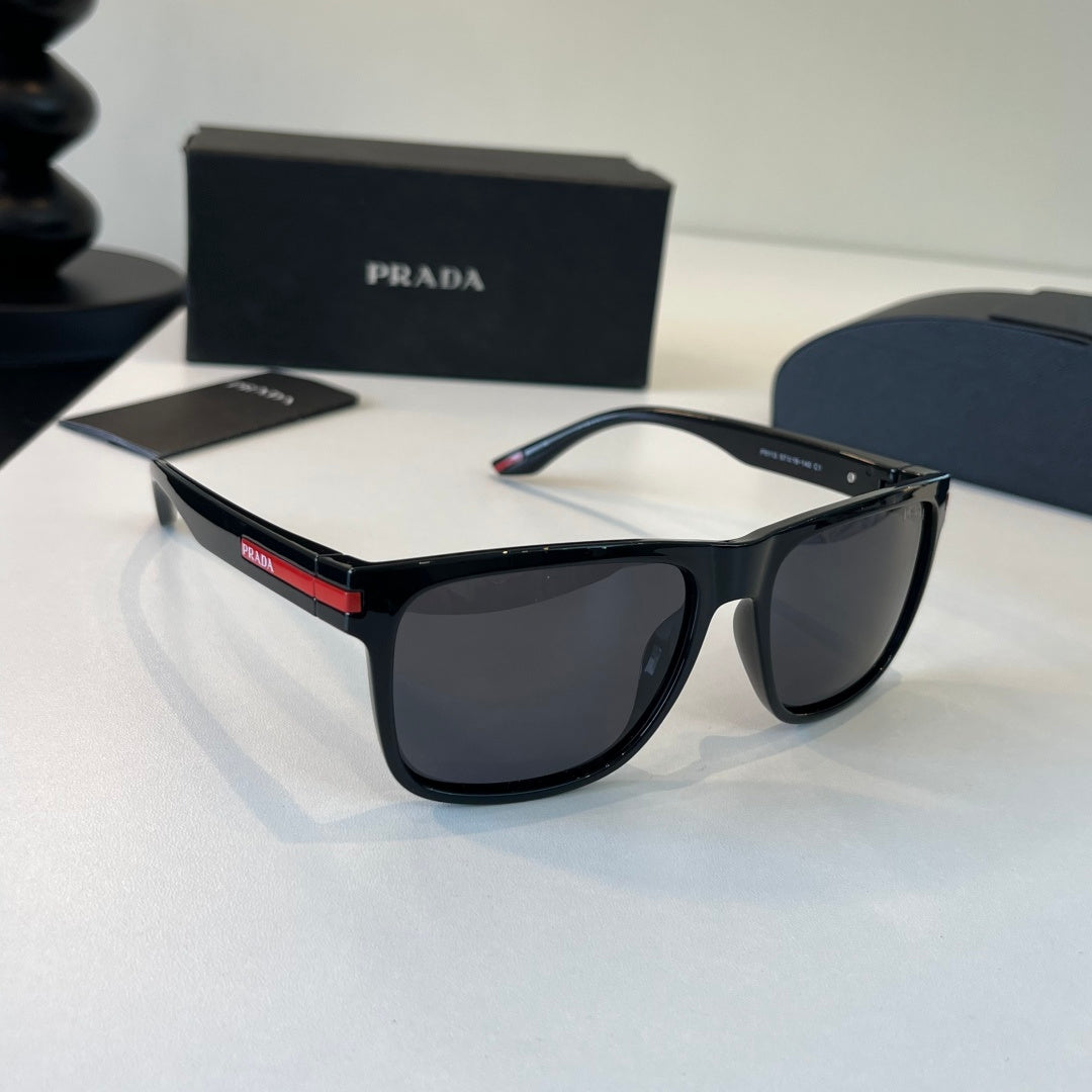 Prada Fashion Black Lens Sunglasses for Men - 372159