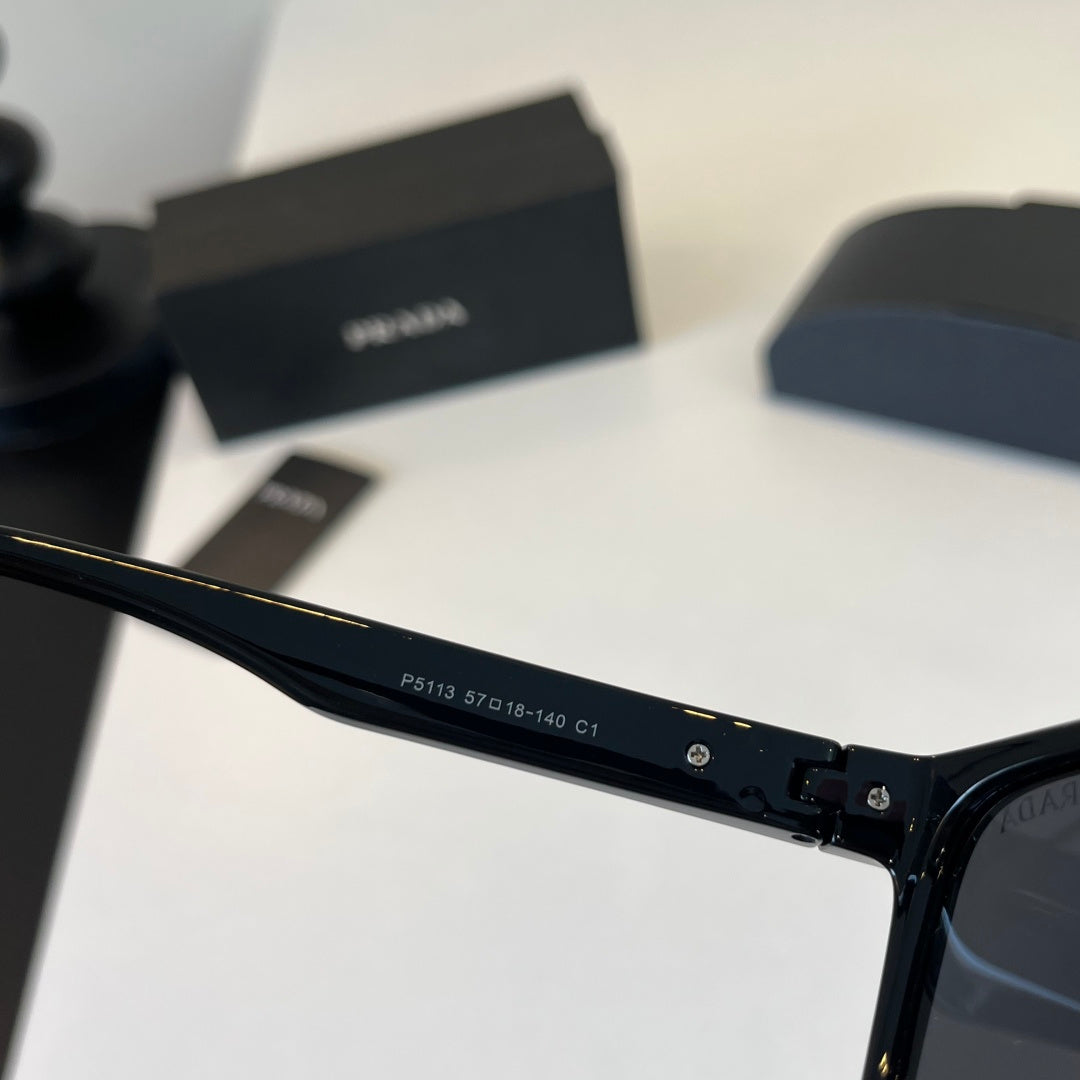Prada Fashion Black Lens Sunglasses for Men - 372159 - detail image 9