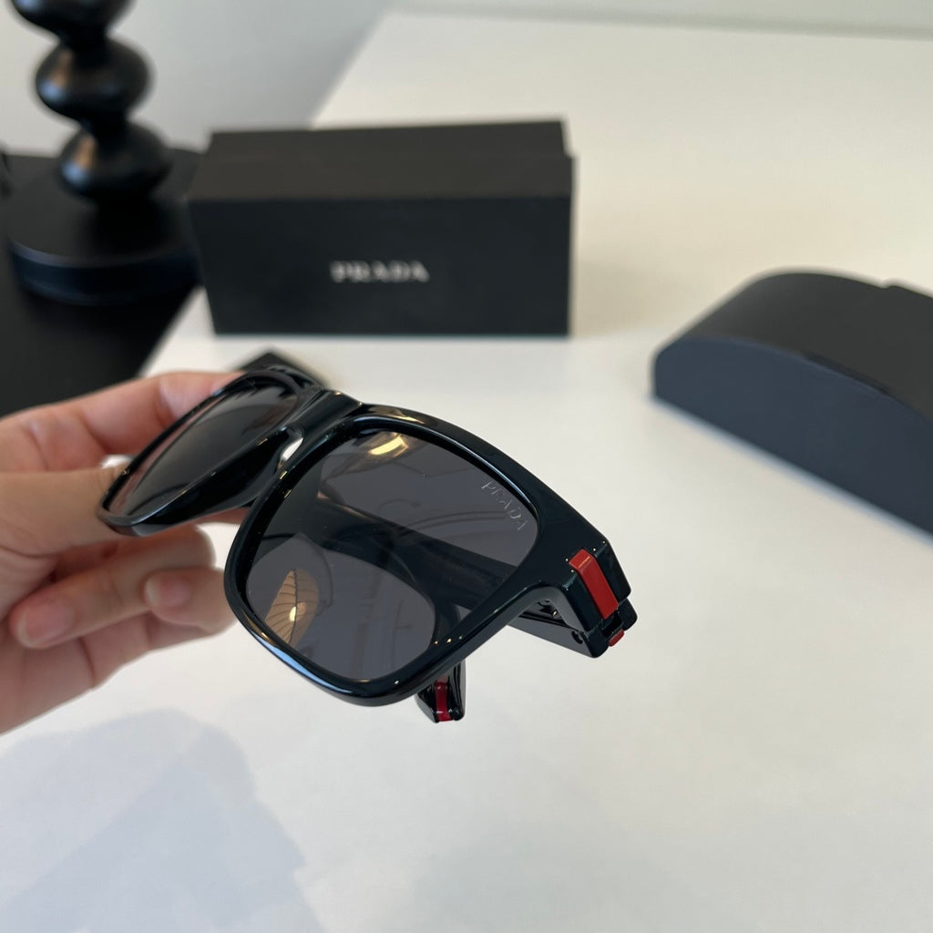 Prada Fashion Black Lens Sunglasses for Men - 372159 - detail image 6