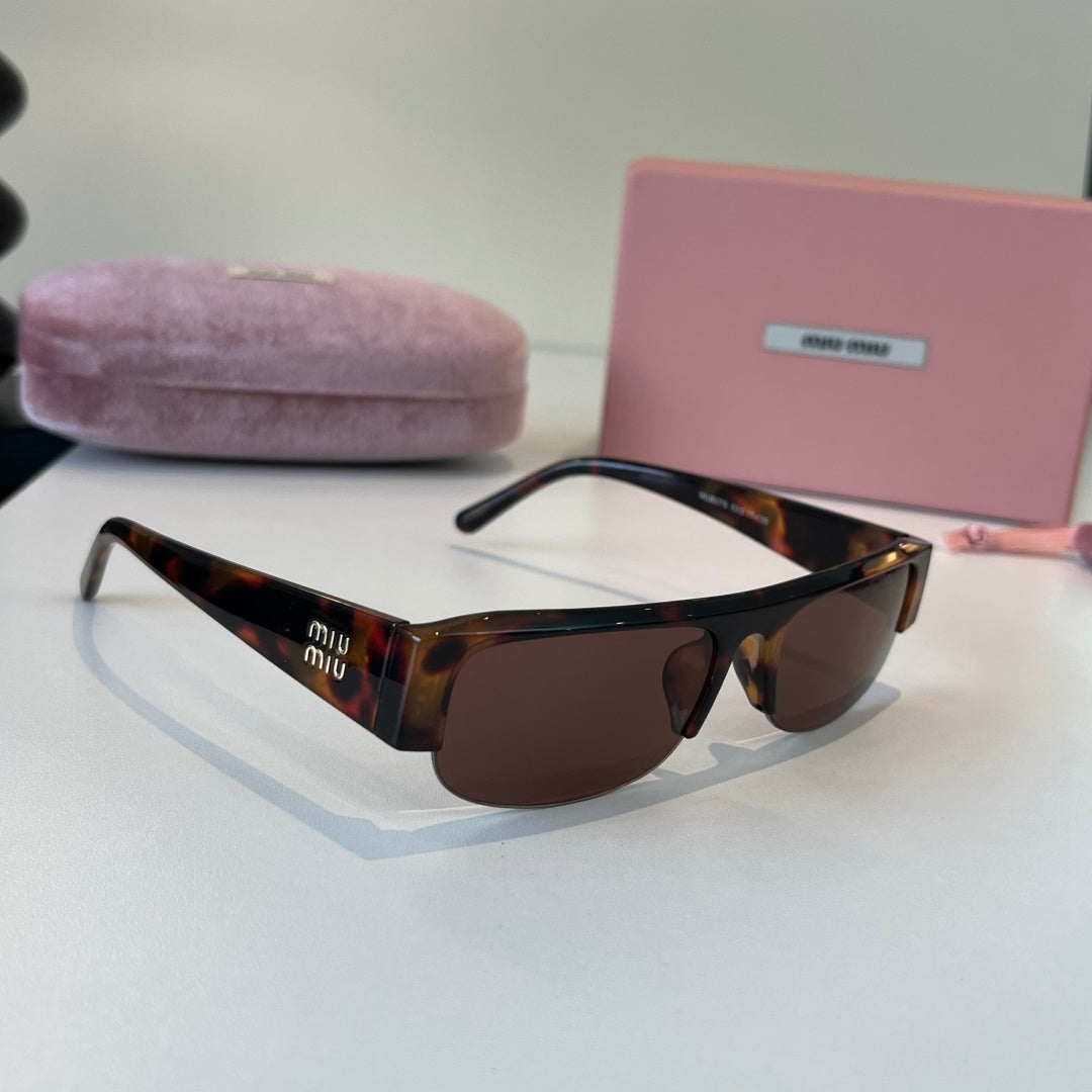 Miu Miu Fashion Black Lens Sunglasses for Men & Women - 466110