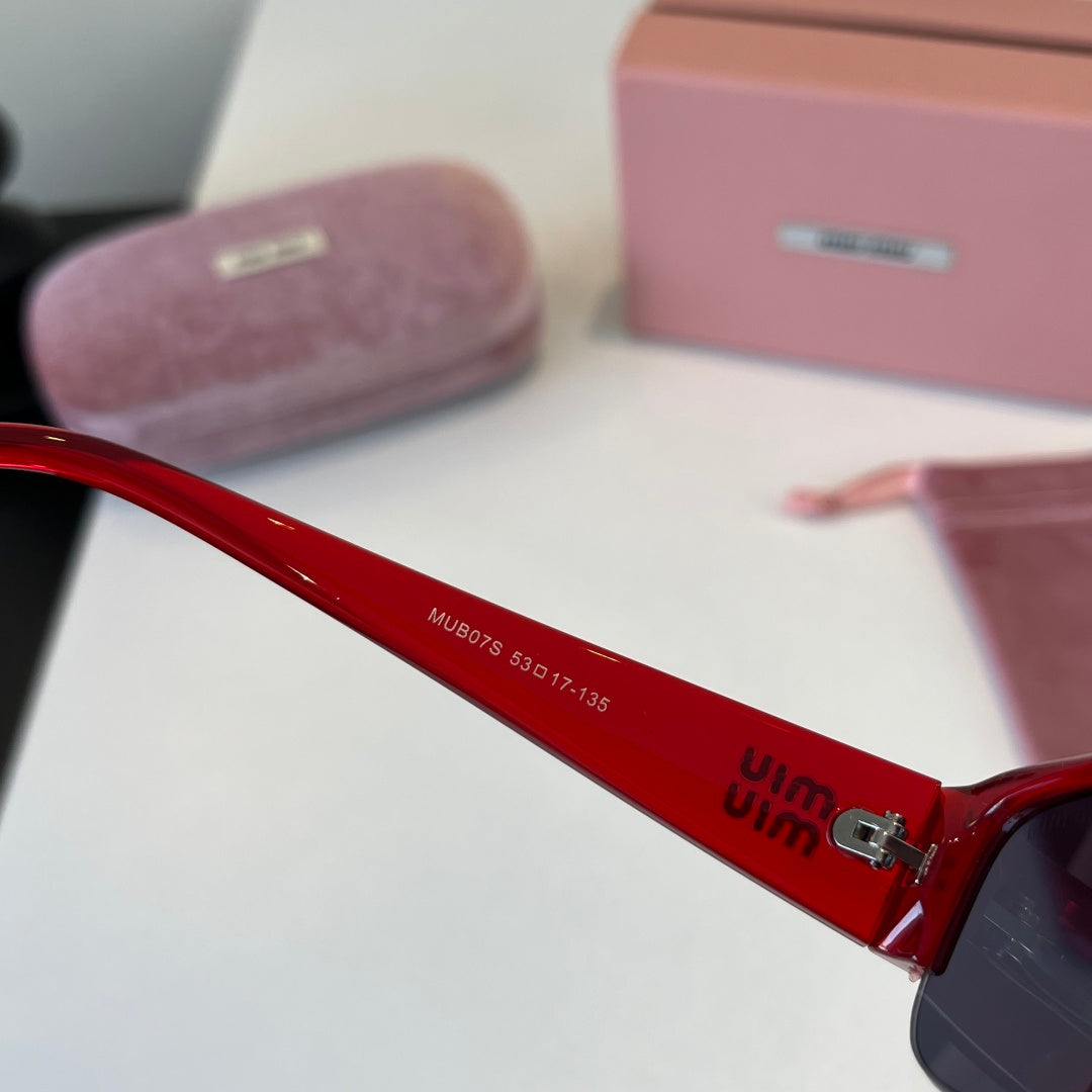 Miu Miu Fashion Red Lens Sunglasses for Men & Women - 416214 - detail image 8