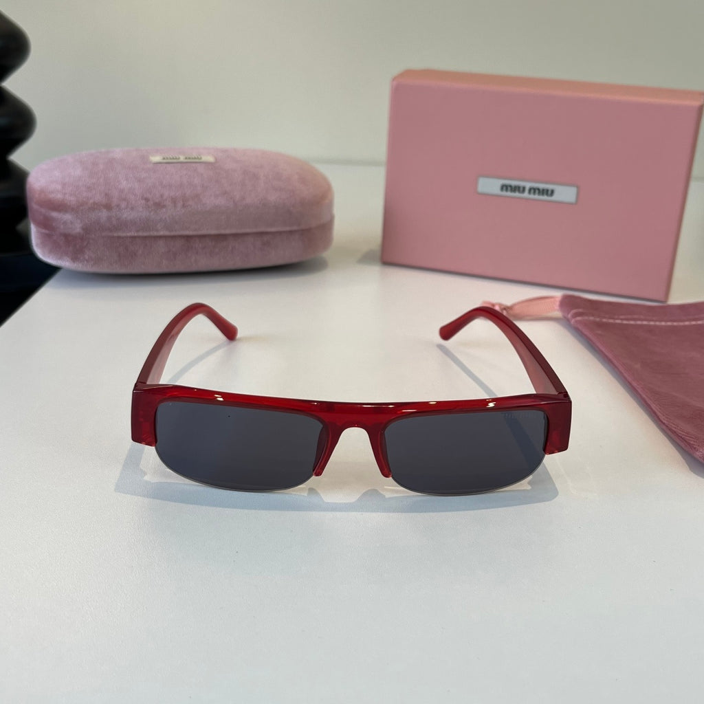 Miu Miu Fashion Red Lens Sunglasses for Men & Women - 416214 - detail image 2